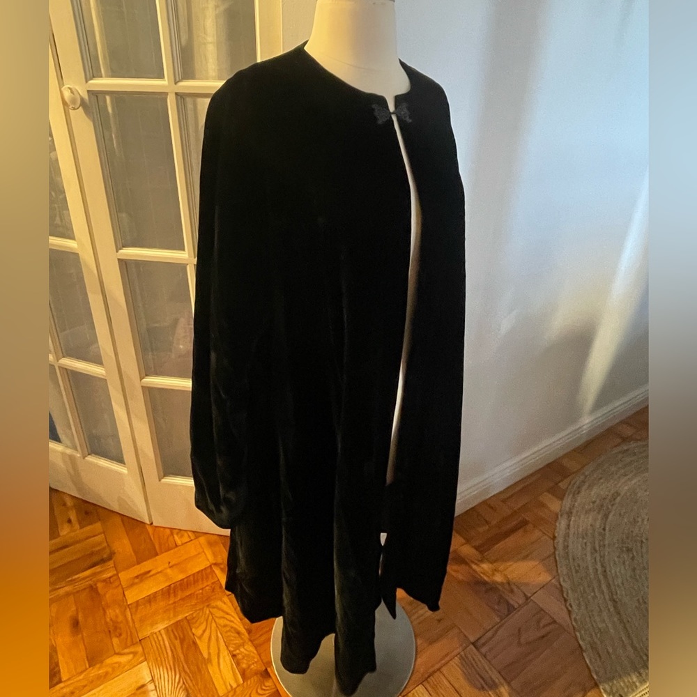 escandar velvet overcoat - size 1